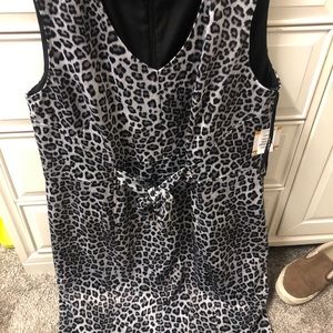 Cheetah print dress